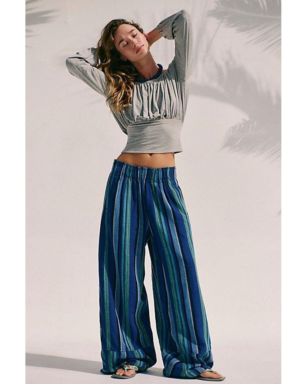free-est Gray Daphne Top By