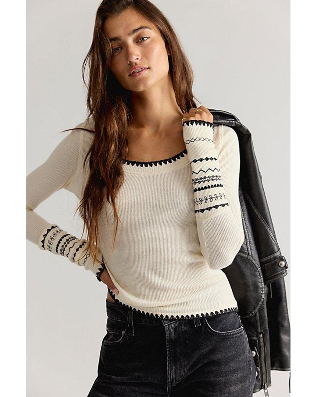 Free People Natural Aspen Thermal
