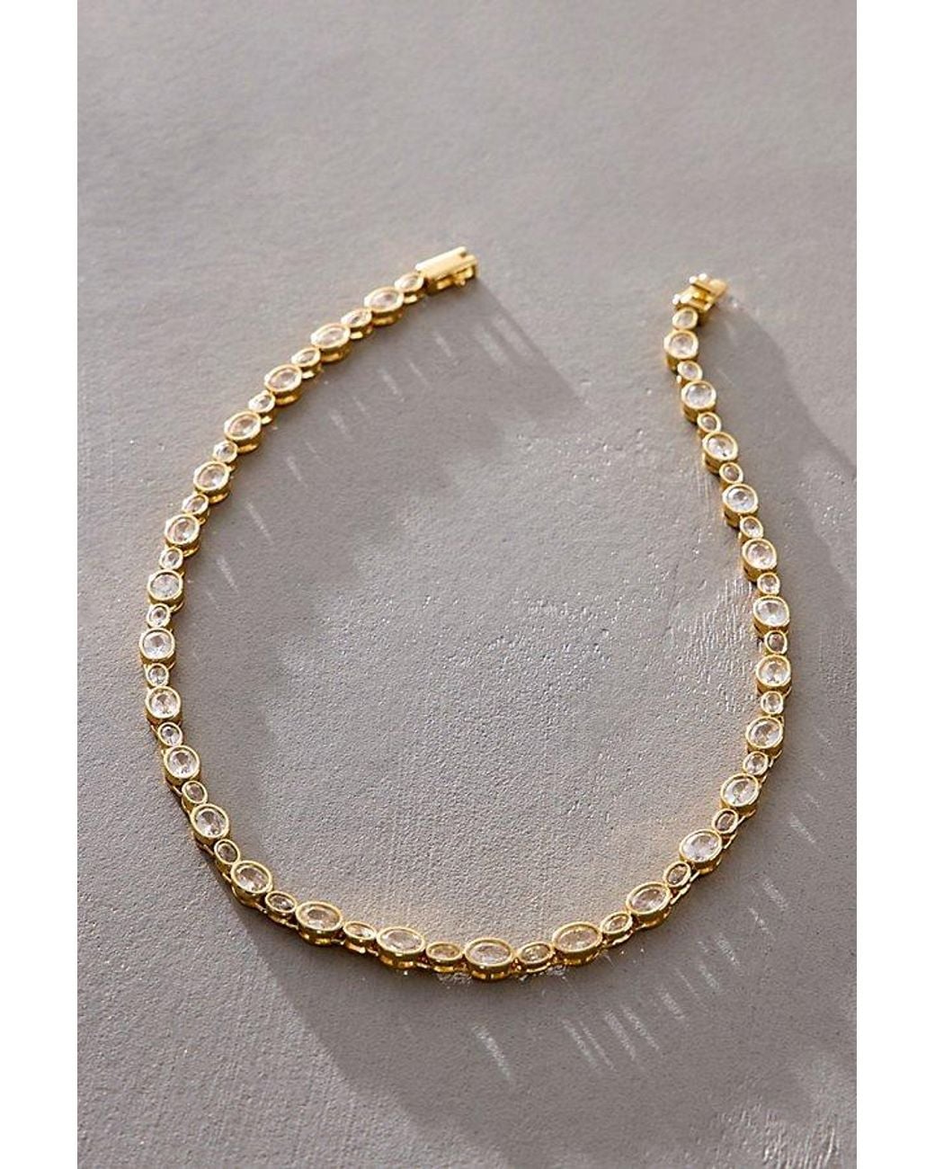 Daisy London Gray X Free People Adeline Tennis Necklace