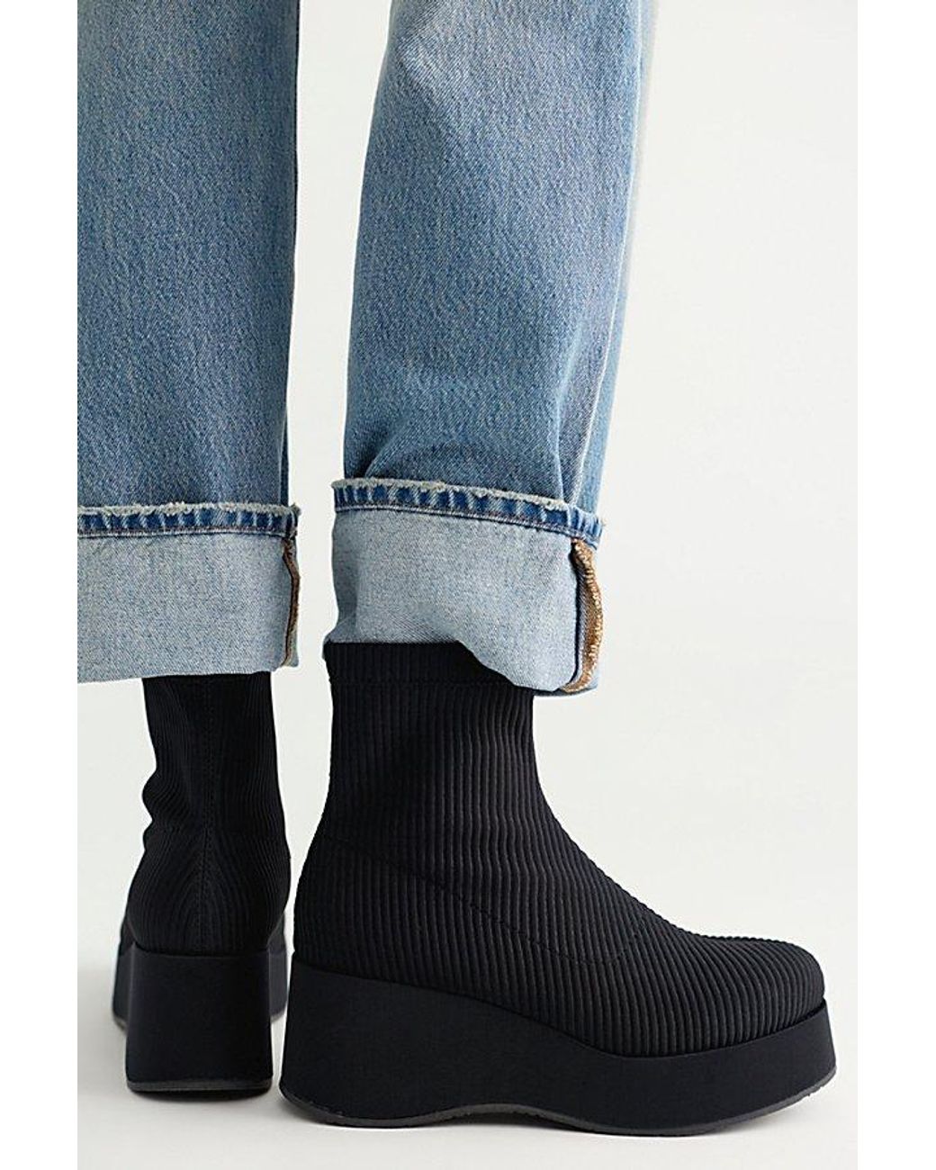 Seychelles Blue Koko Stretch Boots Shoe By