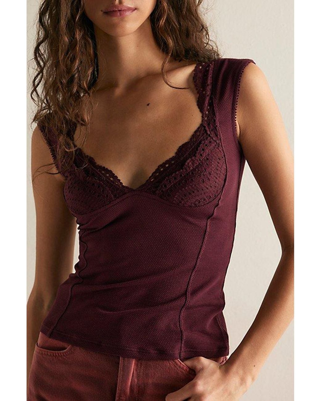 Intimately By Free People Brown Blush Hour Tee By