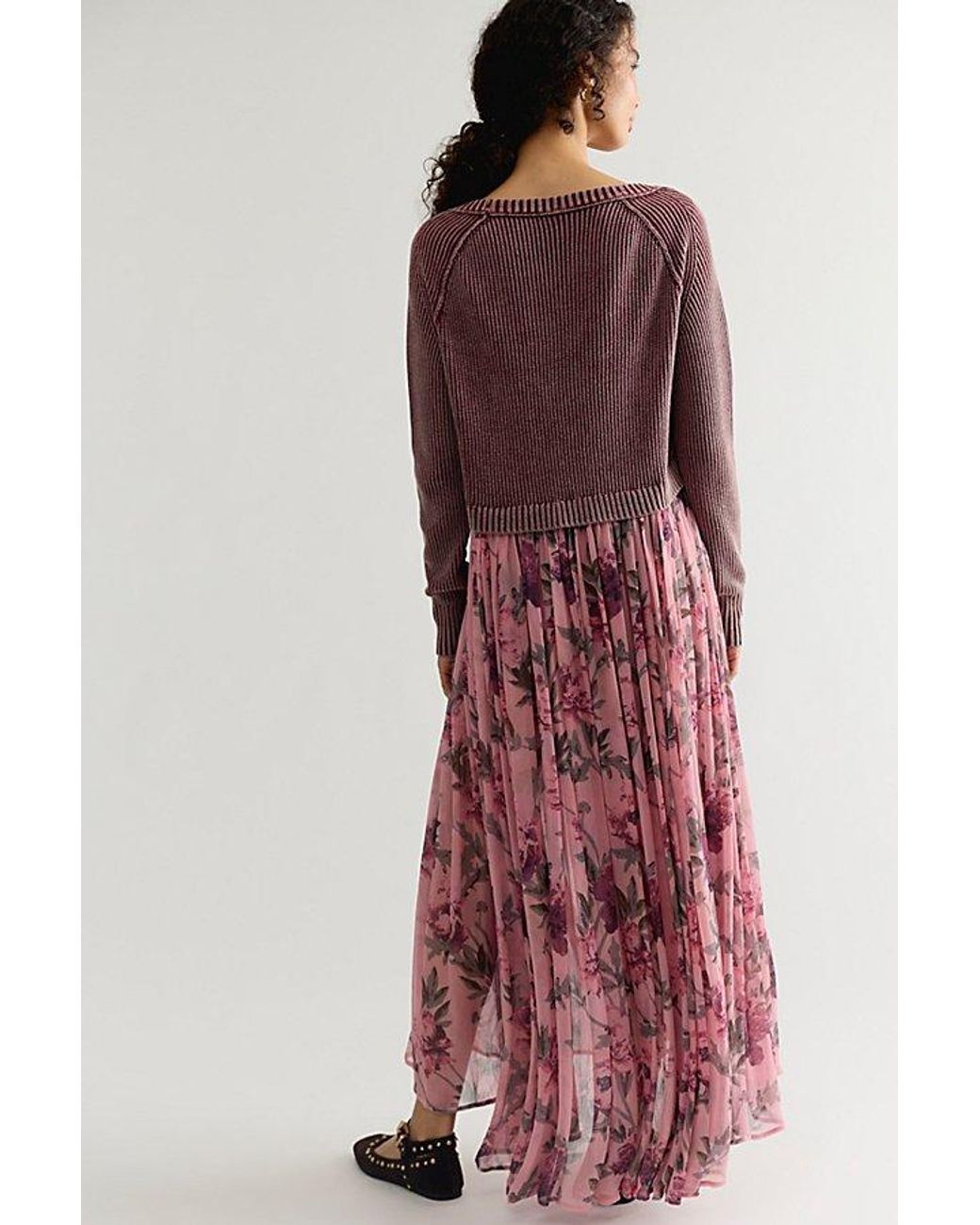 Free People Red Love Song Maxi Dress