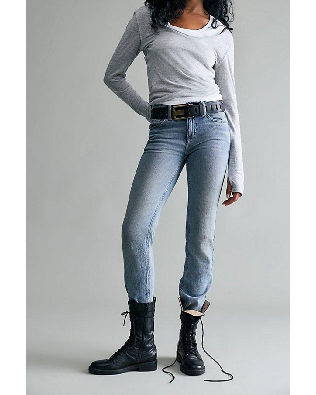 Silent D Black Cult Classic Combat Boots