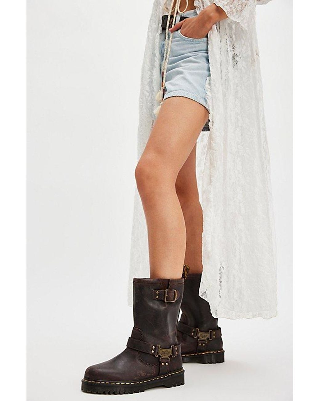 Dr. Martens Brown Anistone Hi Boots