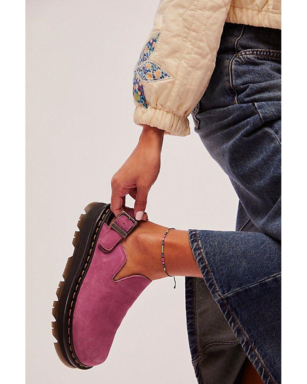 【Dr.Martens】 ★ Zebeck Mule ★ Purple & Orange Dr.Martens】 ☆ Zebeck Mule ☆ Purple & Orange