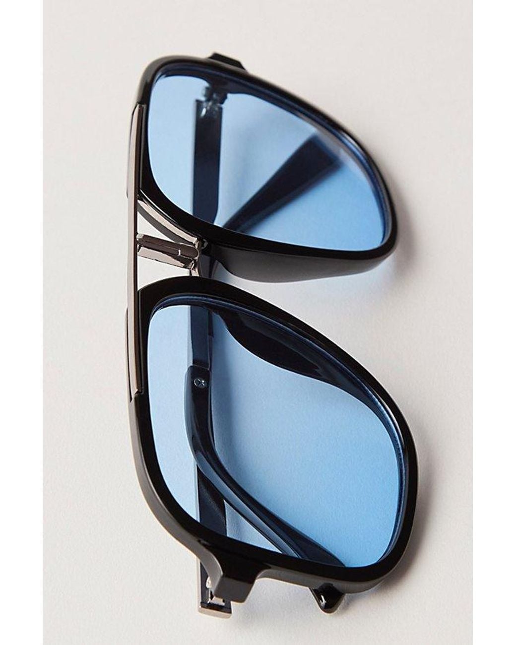 Free People Blue Janis Detail Aviator Sunglasses