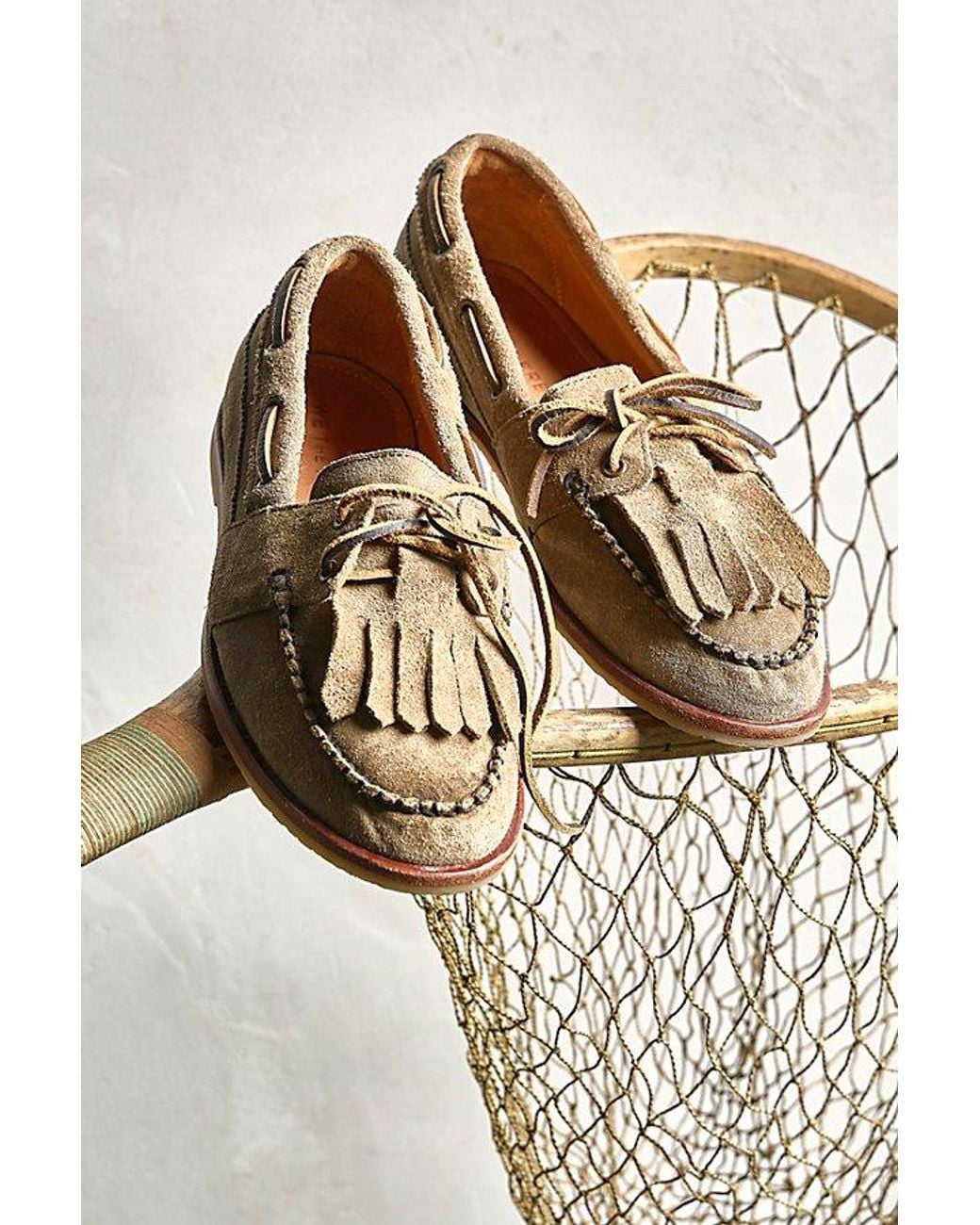 Free People Blue We The Free Benny Boat Shoes