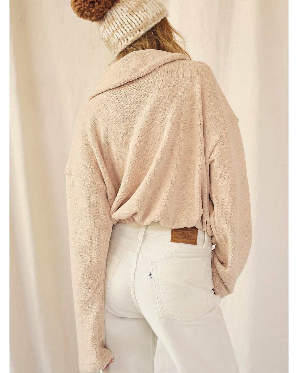 Free People Bino Pullover in Natural Lyst