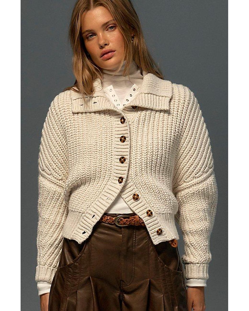 Free People Black Ruby Cotton Cardi