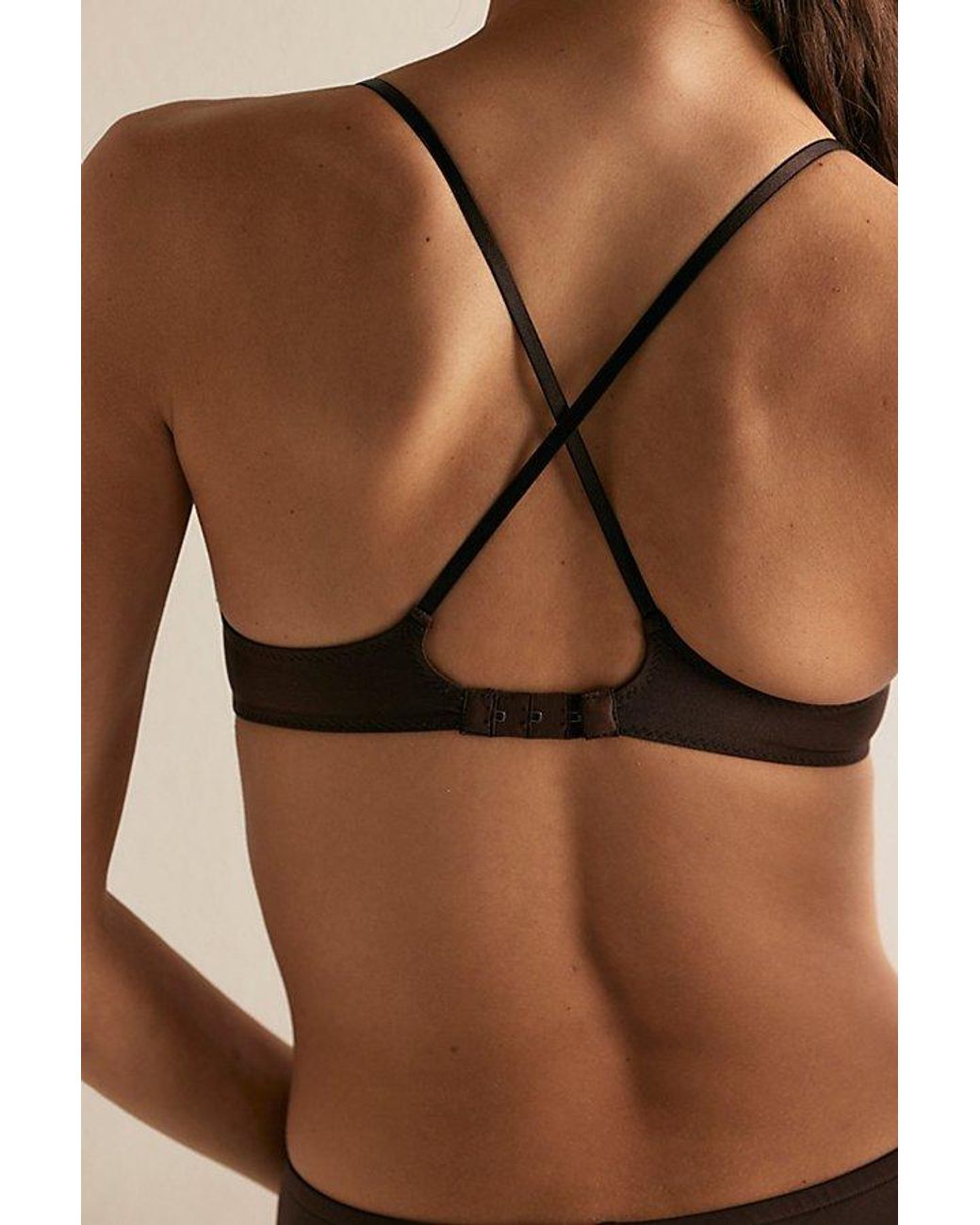 Only Hearts Brown Second Skins Racerback Bra
