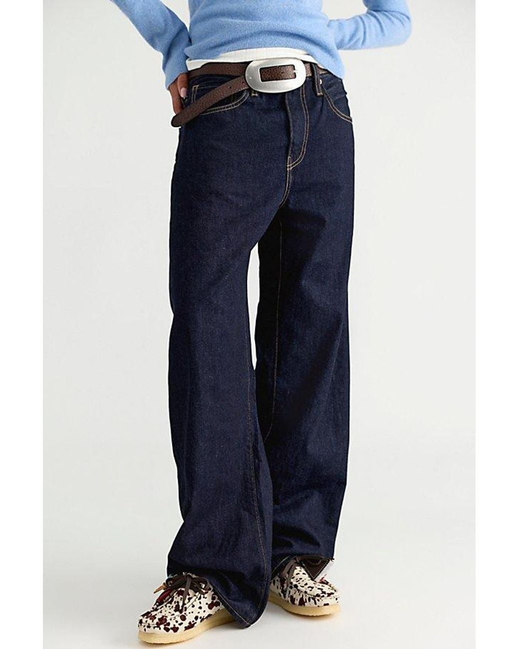 Clarks Blue Blanch Yu Wallabees