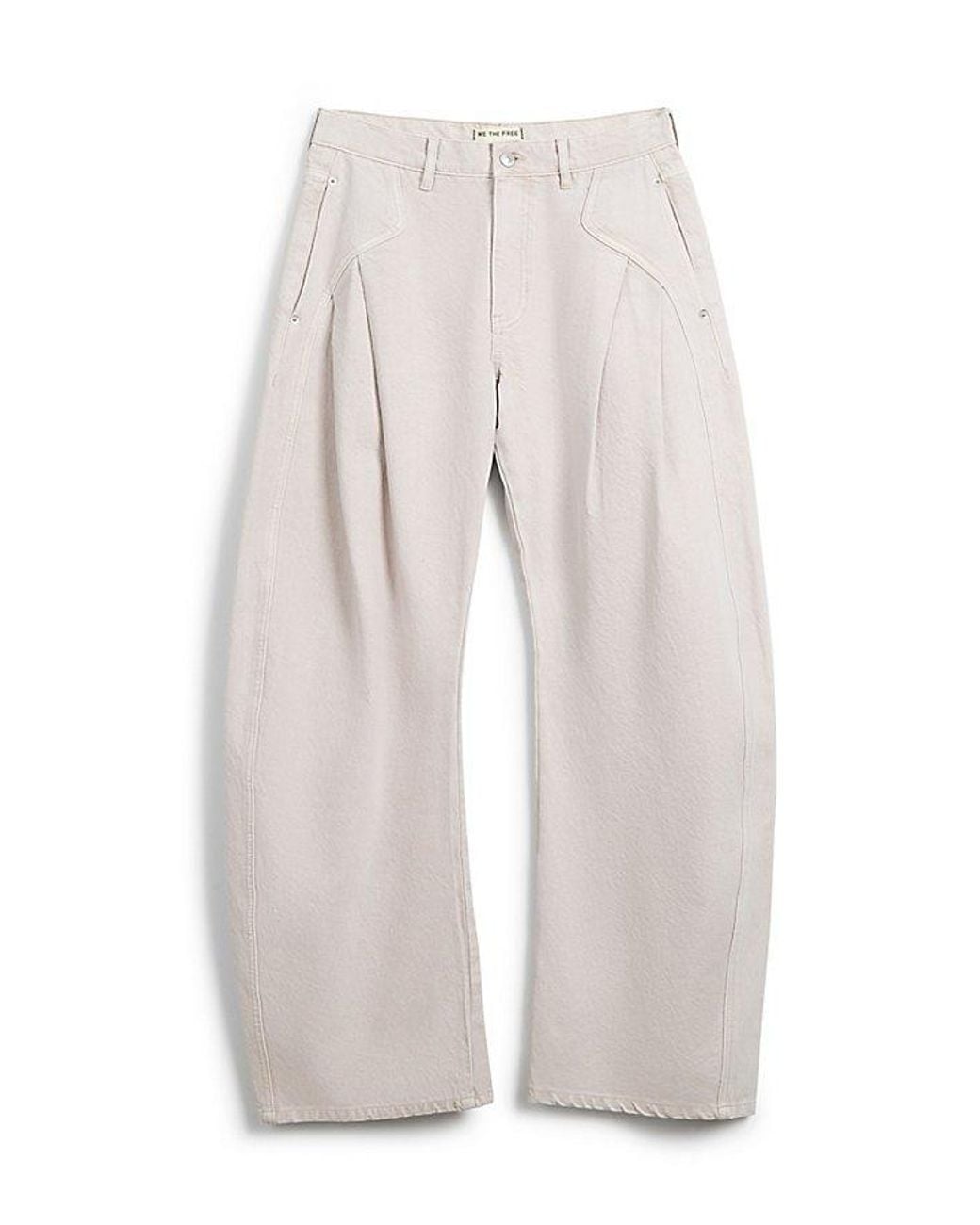 Free People Natural Golden Hour Trouser Jeans