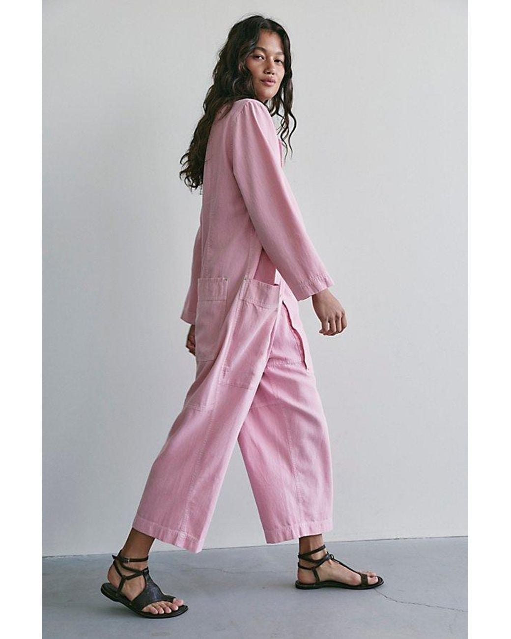 Free People Pink Margarita Jumpsuit