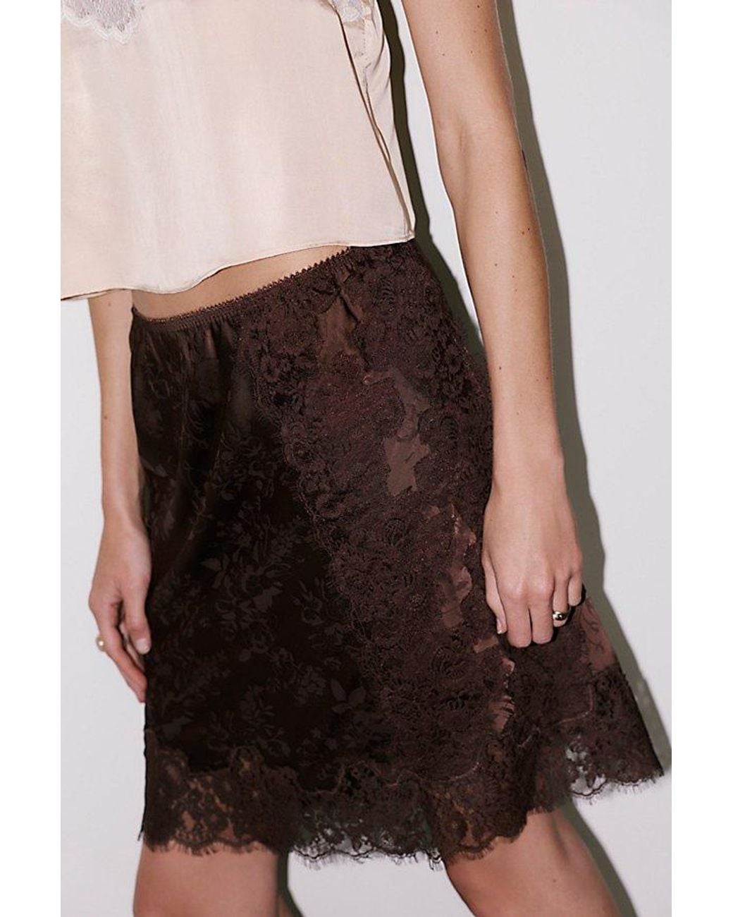 Intimately By Free People Multicolor Don'T Tell Mini Slip Skirt By