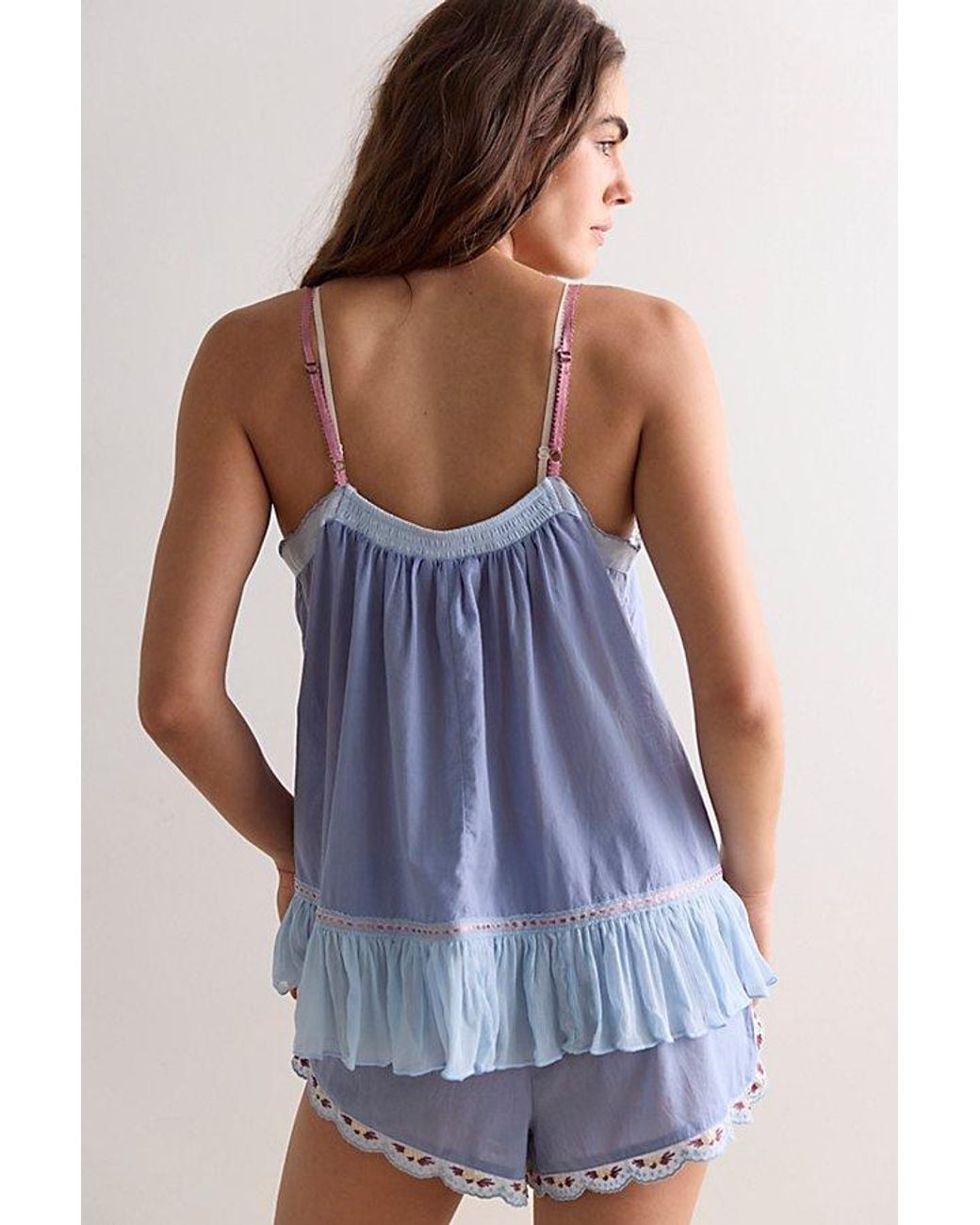 Intimately By Free People Blue Sweet Dusk Sleep Set By