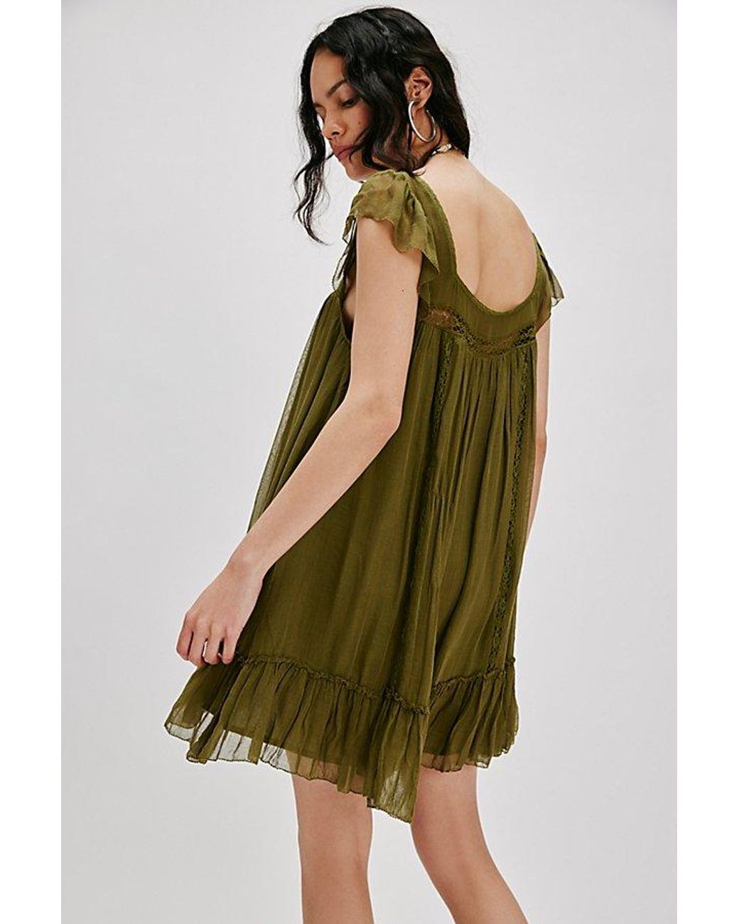 Free People Olivia Dress in Green | Lyst Free People Olivia Dress in Green | Lyst