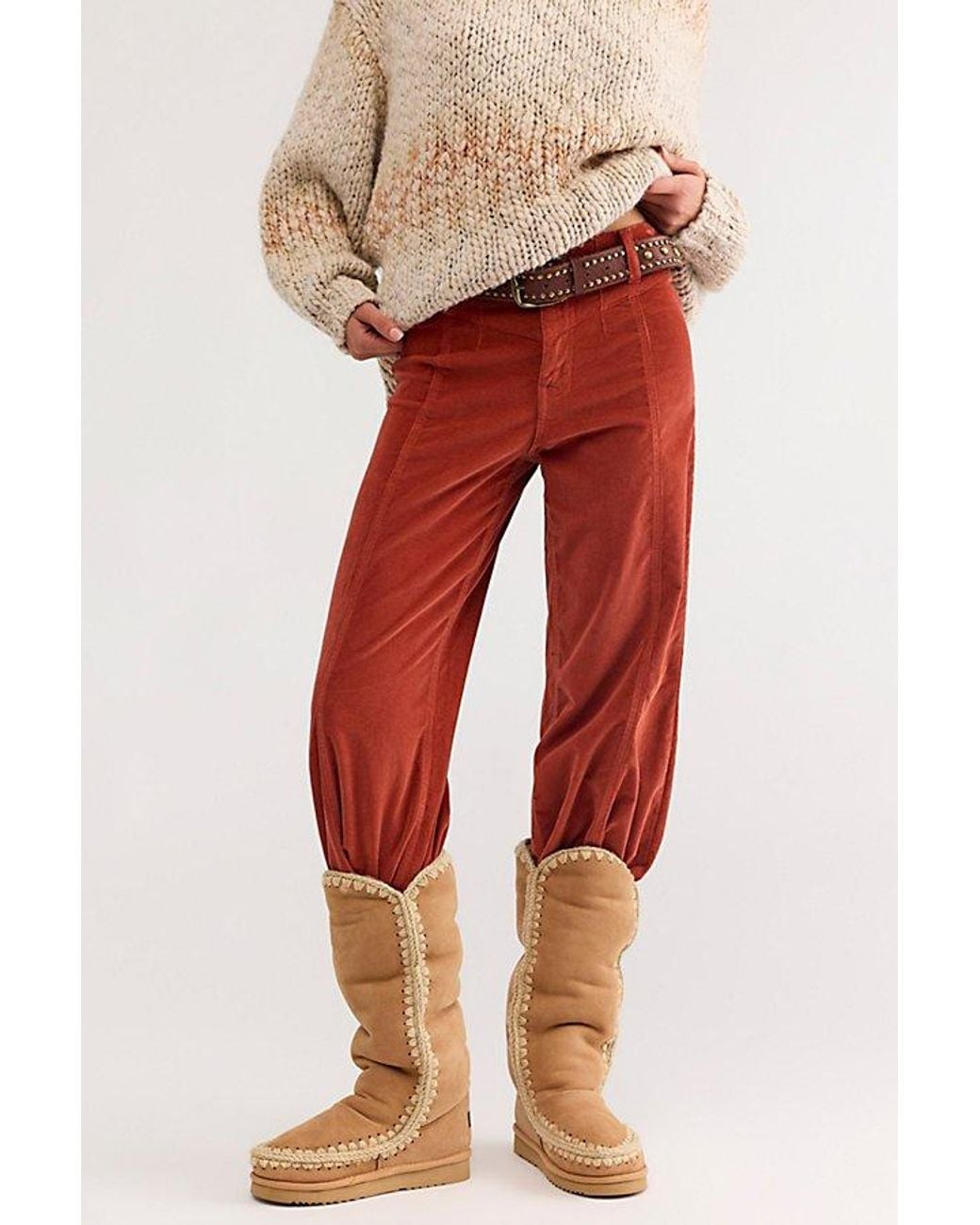 Mou Red Bergy Boots