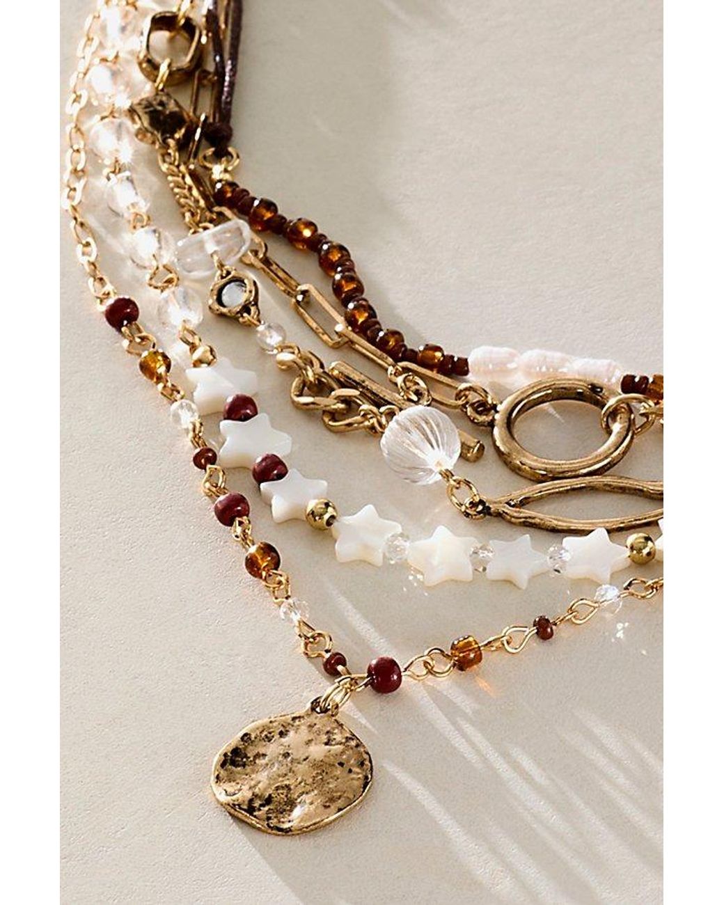Free People Natural Starry Layer Necklace