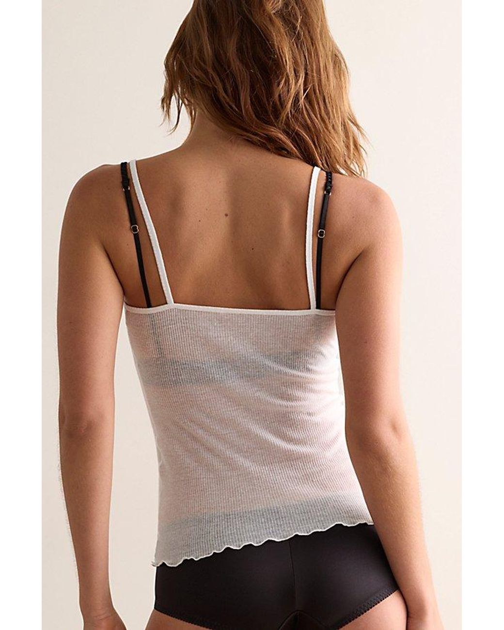 Intimately By Free People Brown Barely Bare Rib Cami By