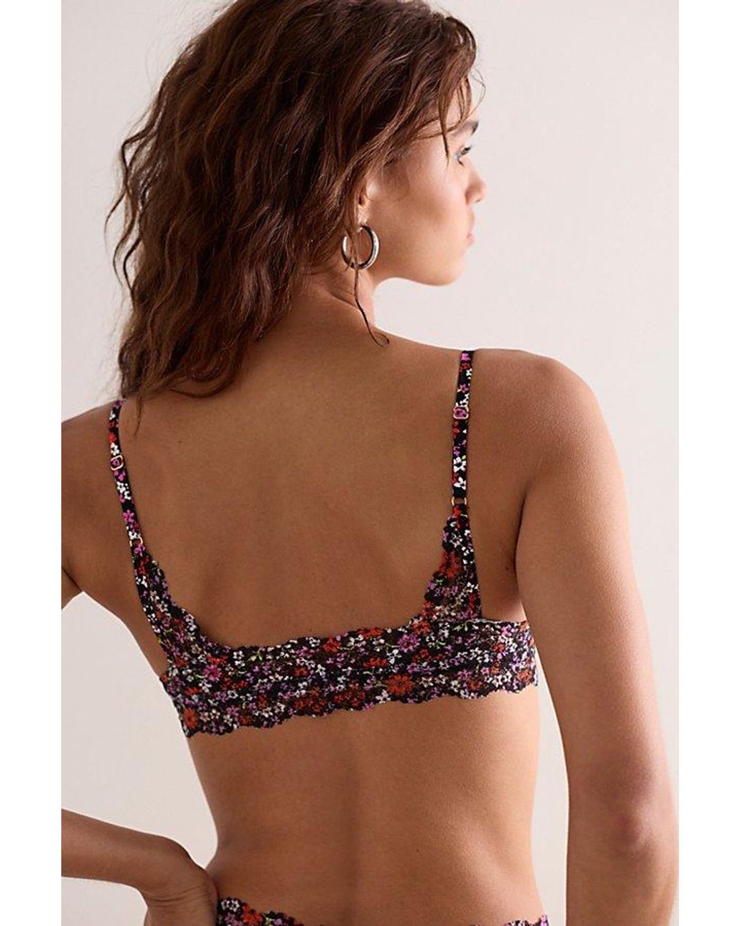 Intimately By Free People Red This Or That Printed Triangle Bralette By