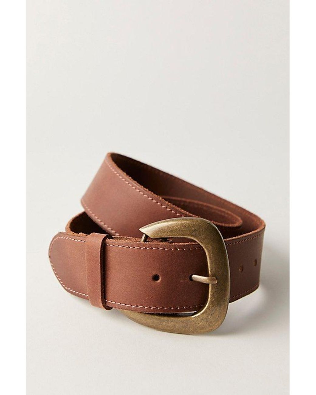 Free People Brown Charlie Leather Belt