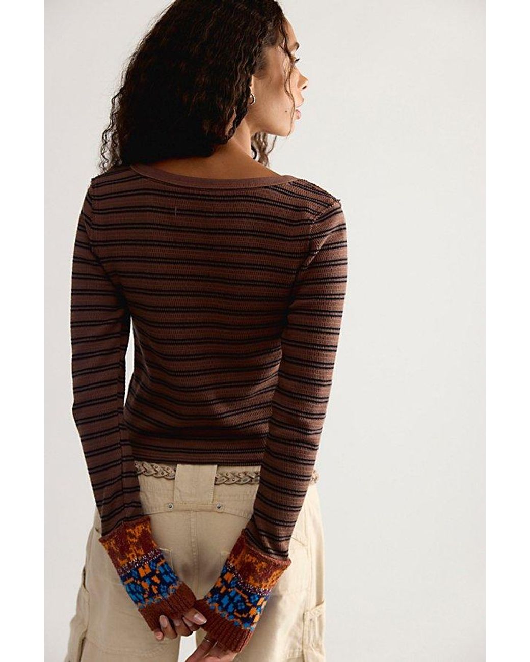 Free People Brown We The Free Noa Cardi
