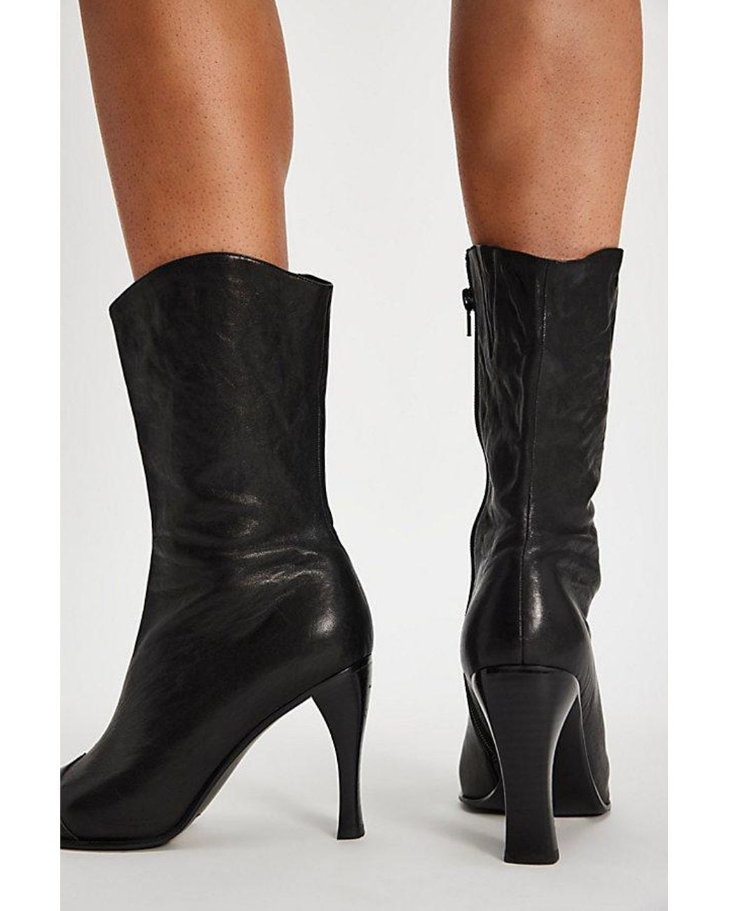 Jeffrey Campbell Gray Sweet Talker Snip Toe Boots