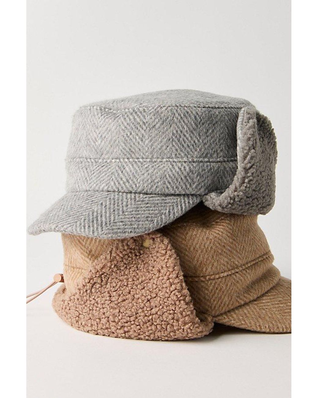 Free People Black Cozy Convertible Cadet Hat