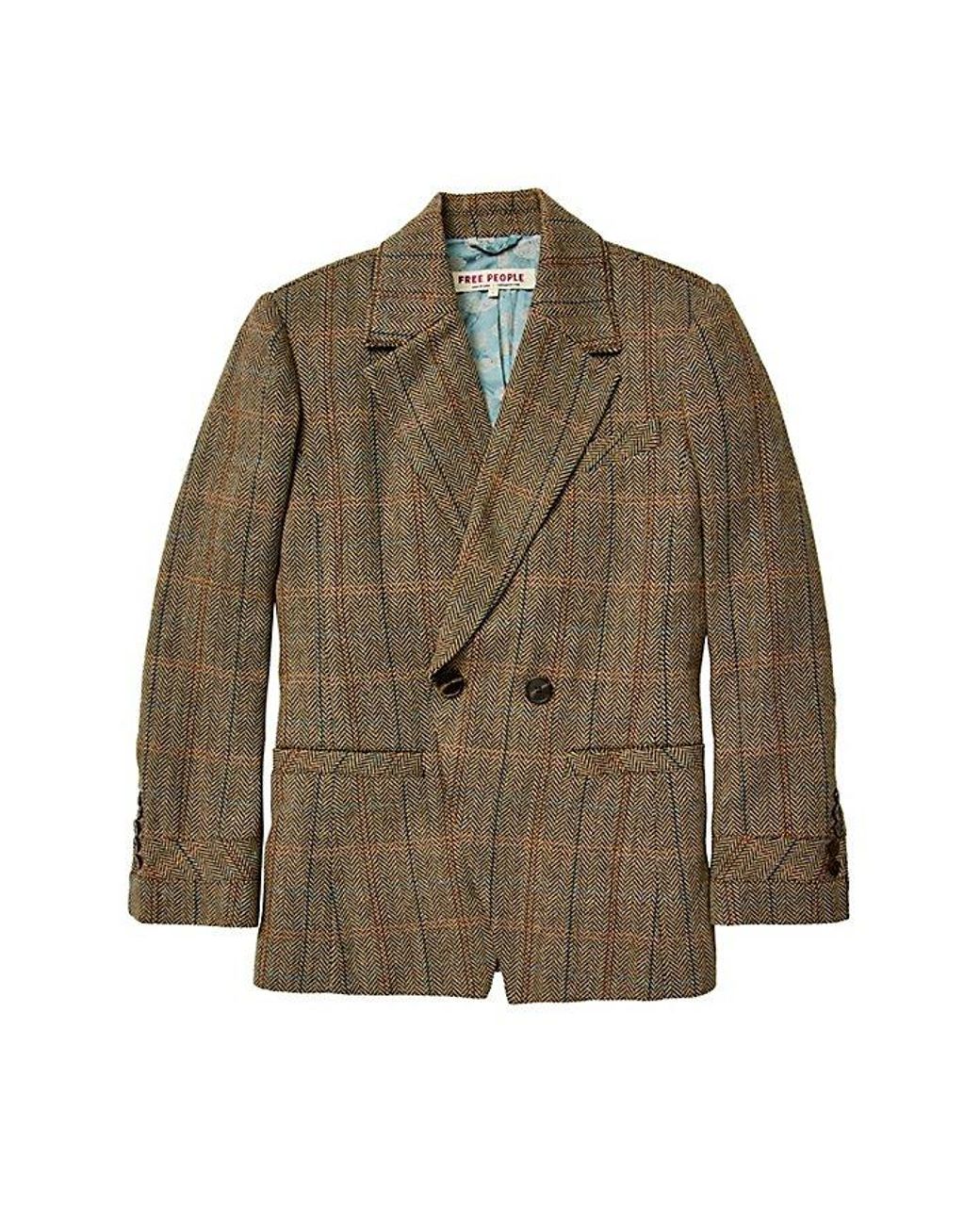 Free People Multicolor Shiloh Blazer Jacket