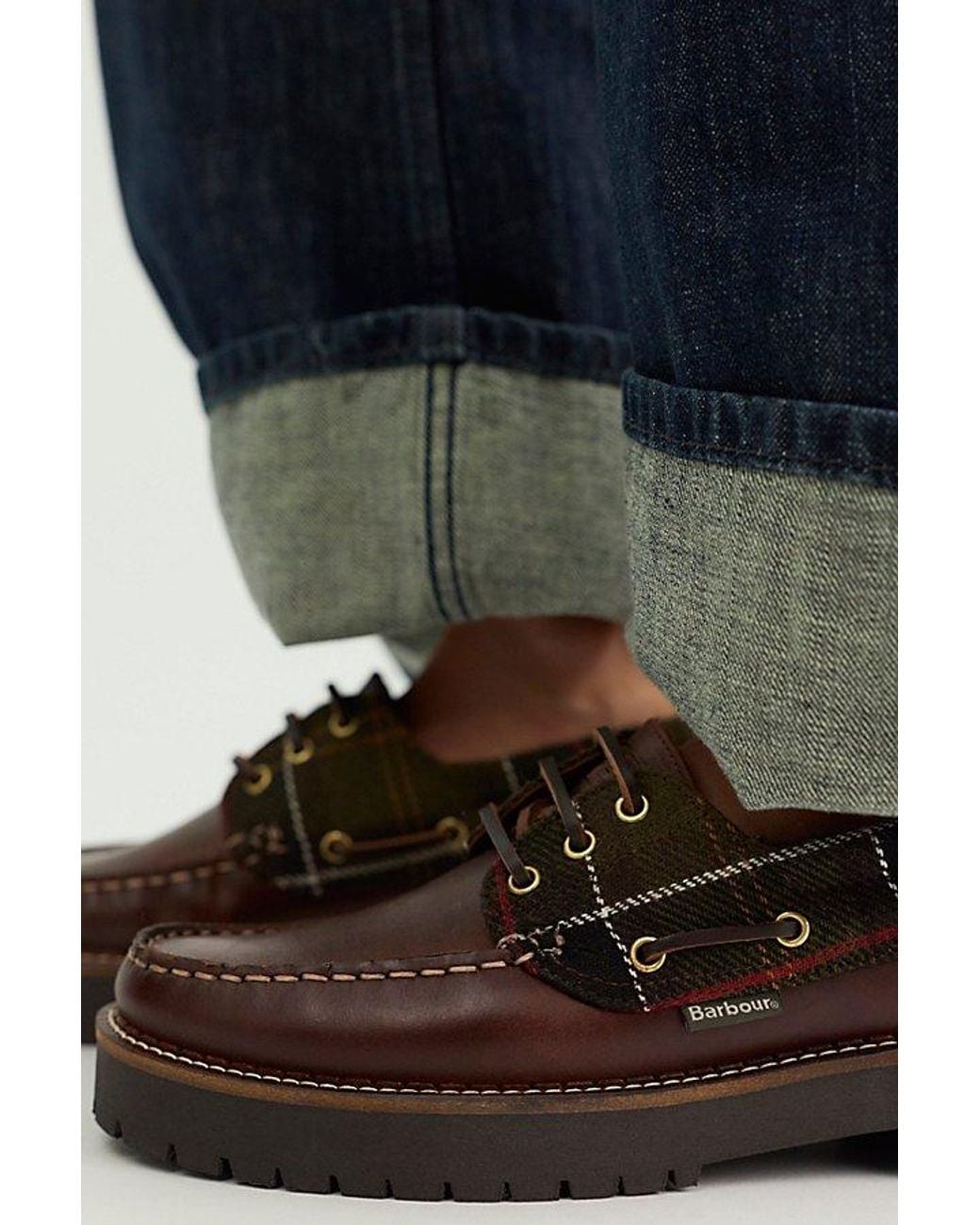 Barbour Blue Darras Boat Shoes Shoe