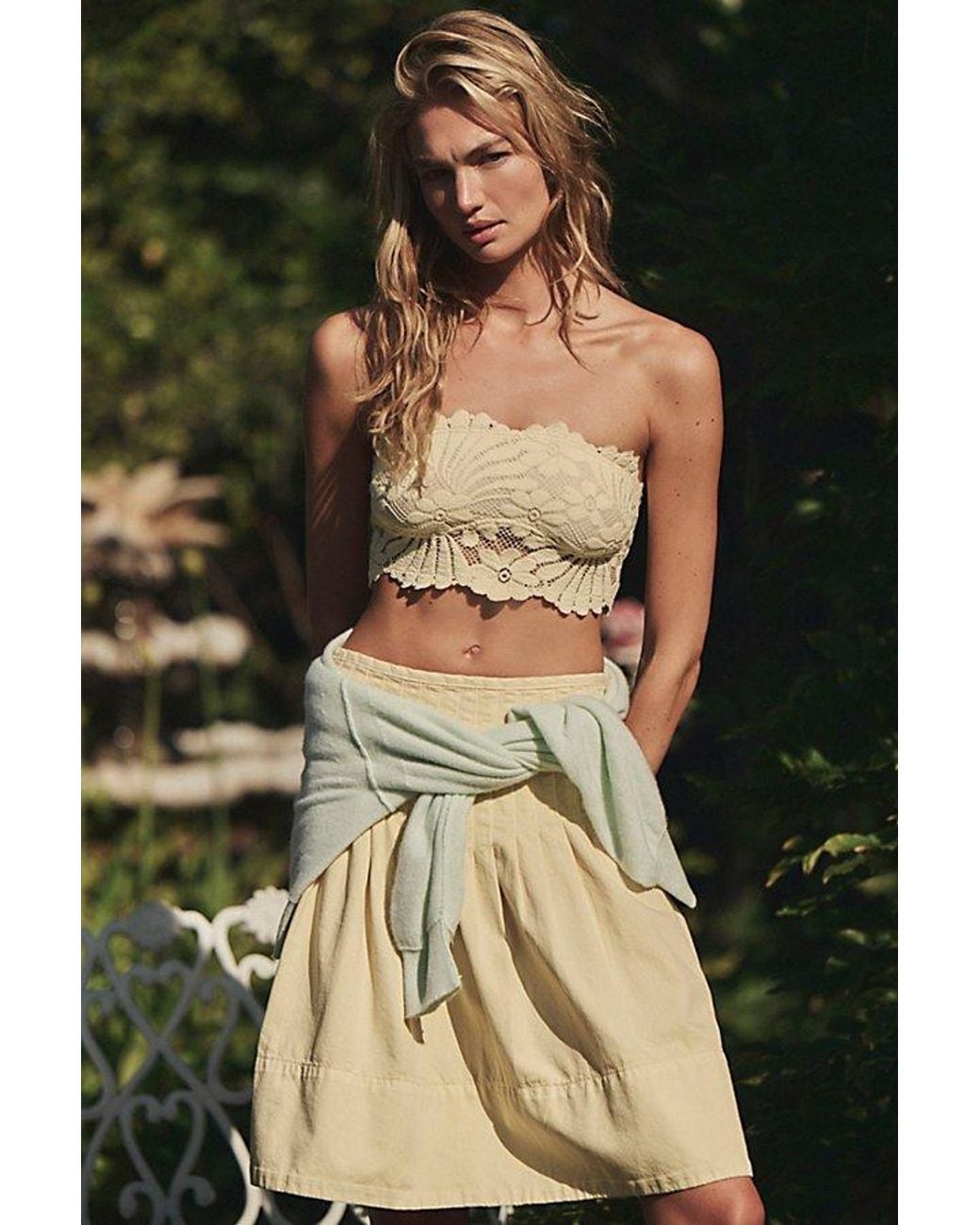 Intimately By Free People Brown Petal Party Bandeau By