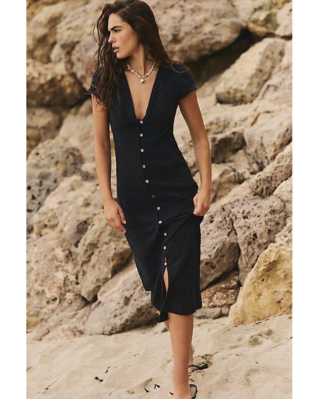 free-est Black New In Town Midi