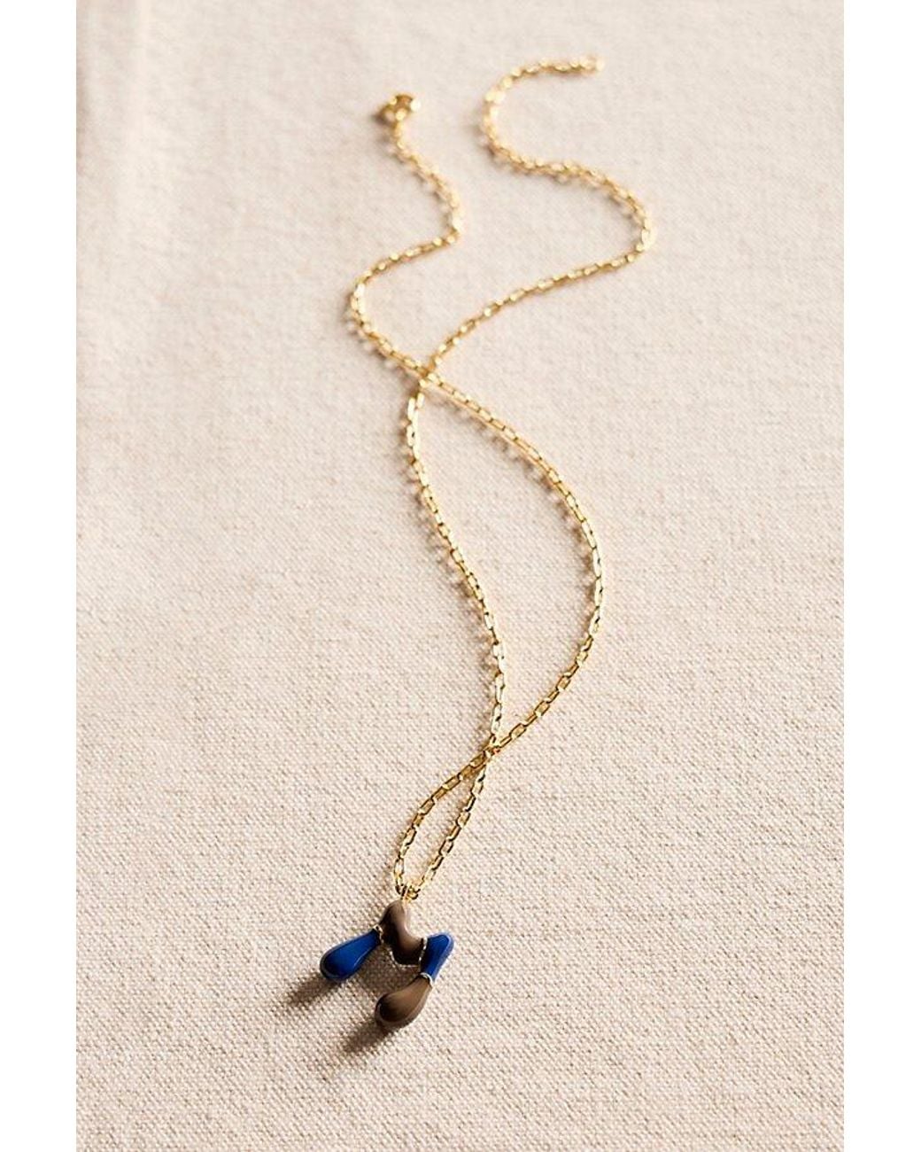 Local Eclectic Natural X Free People Bubble Letter Necklace
