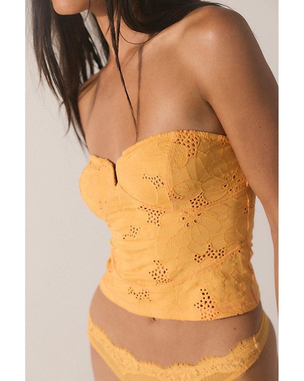 Intimately By Free People Orange Ever Afternoon Tube Top By