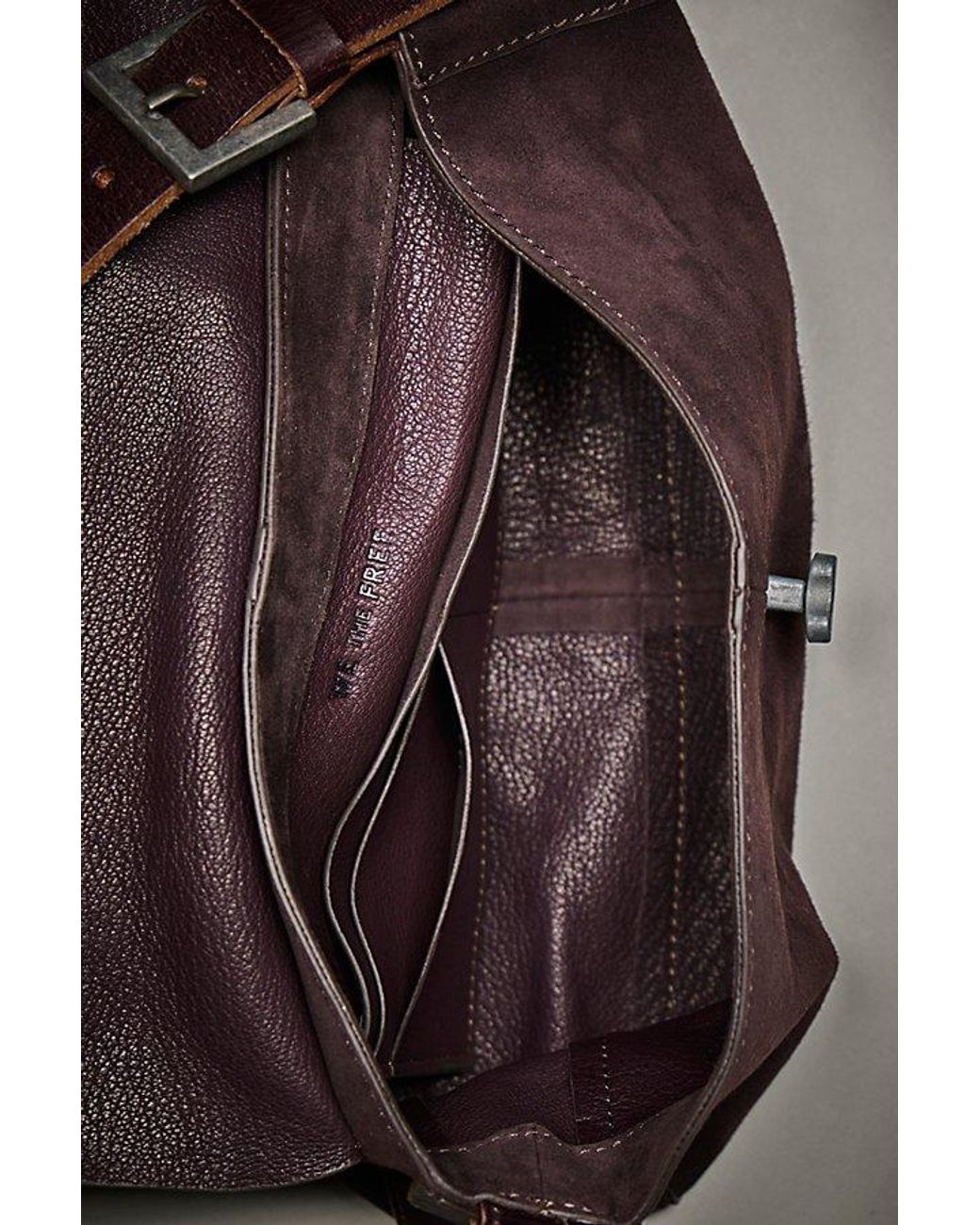 Free People Brown Parker Suede Shoulder Bag