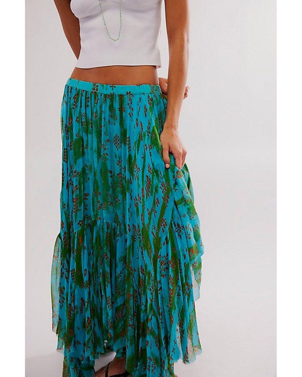 free-people-Green-Combo-Ditsy-