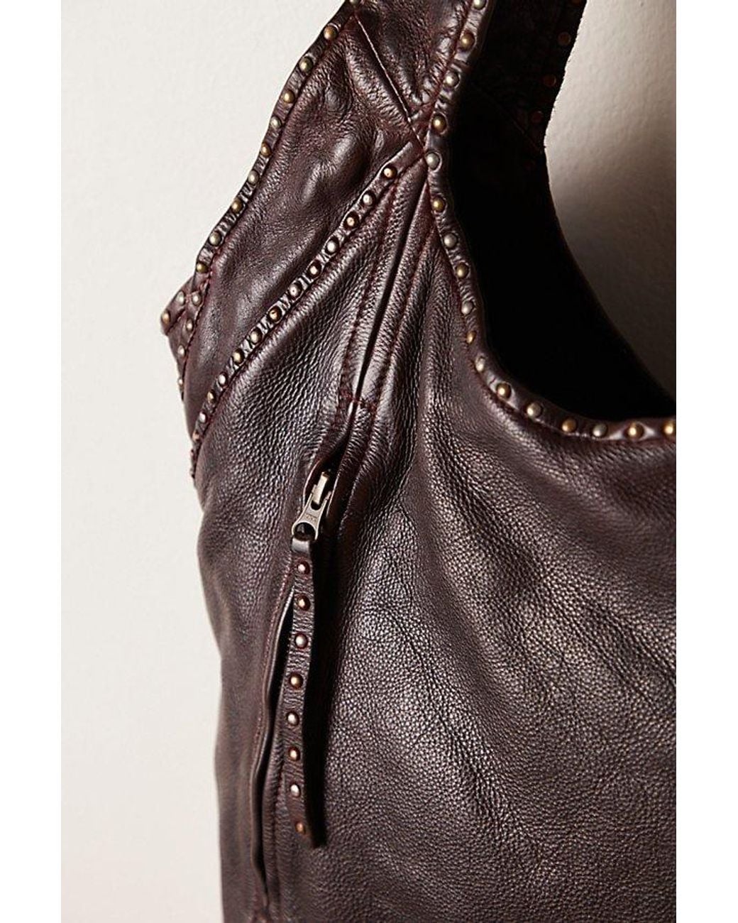 Free People Black Sawyer Stud Tote
