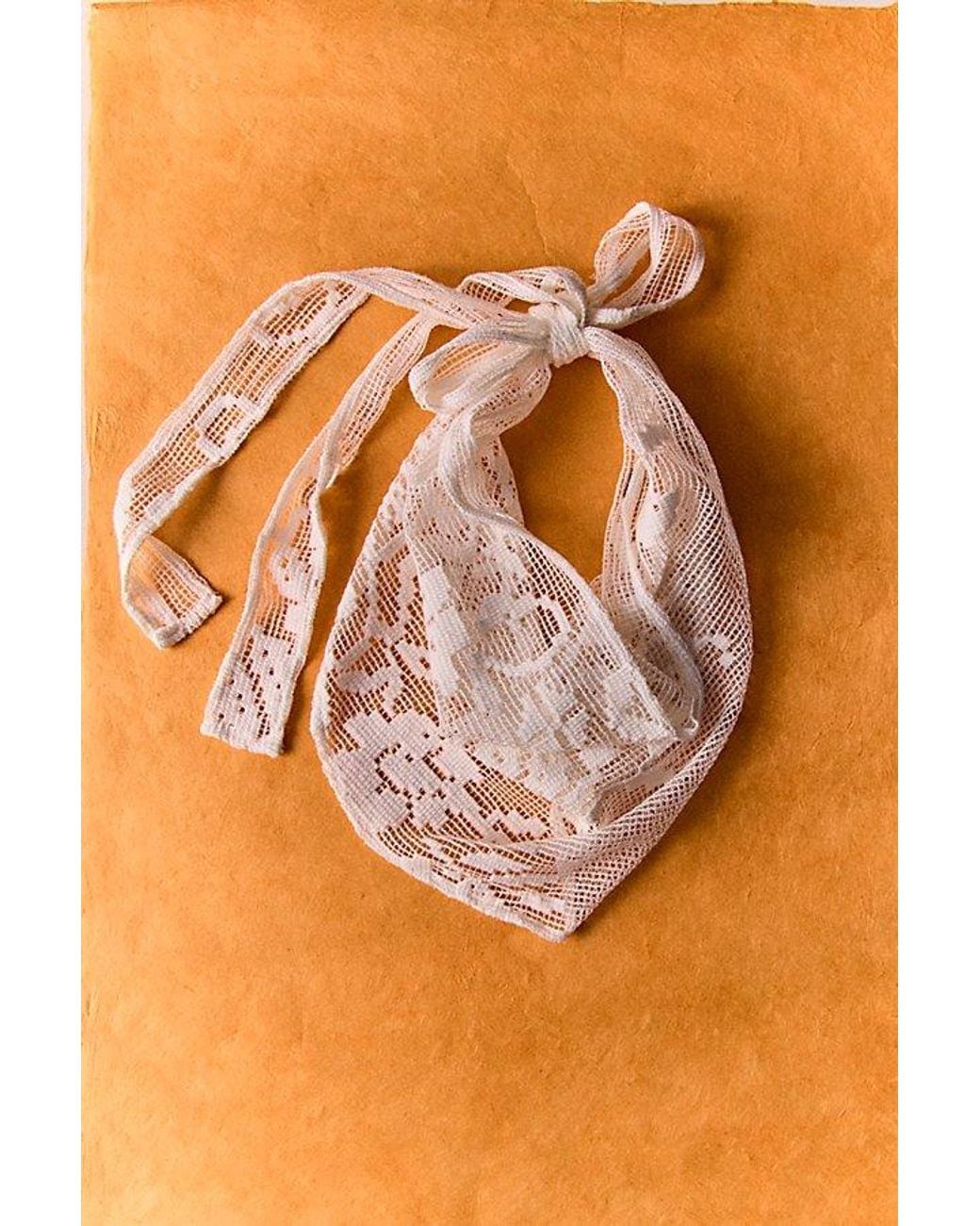 Free People Natural Capri Lace Wrap Sarong Top
