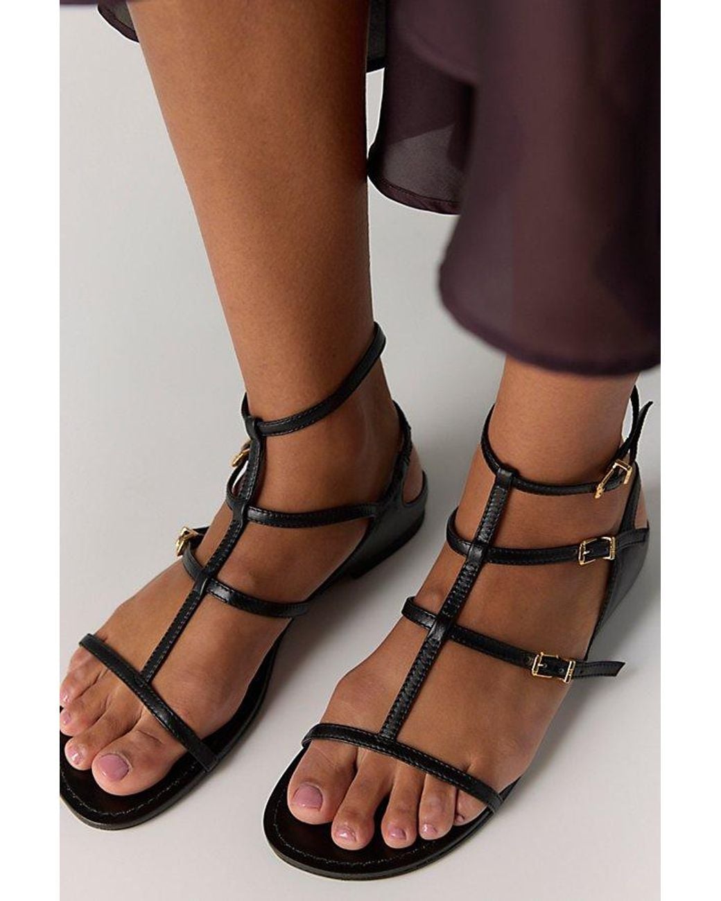Vicenza Brown Parkside Strappy Sandals By