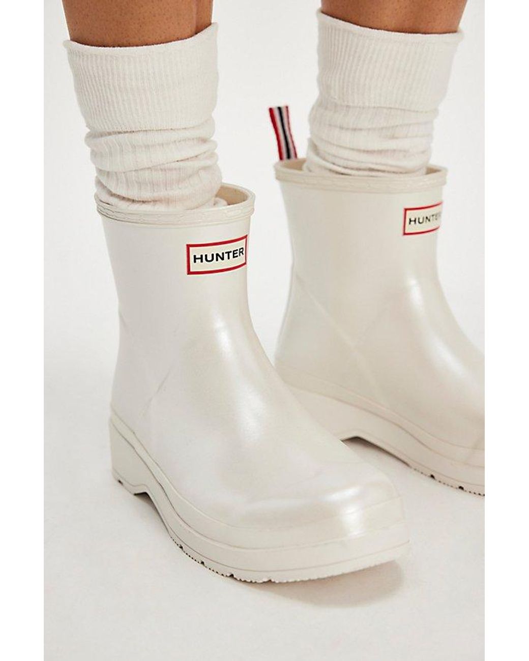 美品 HUNTER ORG PLAY BOOT SHORT NEBULA Amazon.com | Hunter Women's Original Play Boot Short Nebula