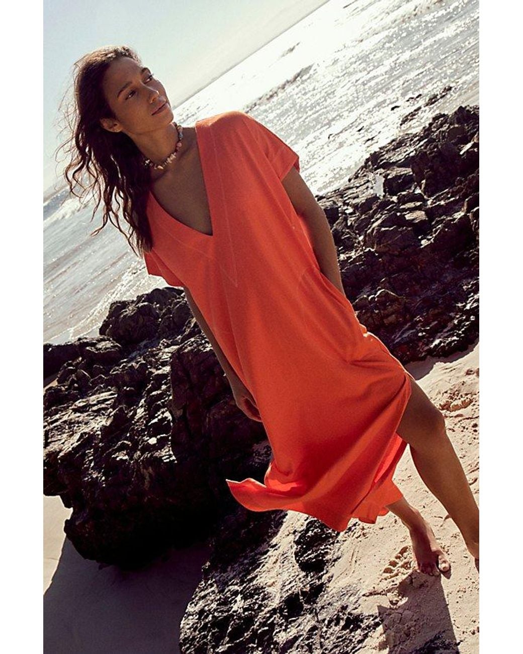 free-est Multicolor Strada 100% Cotton Maxi Dress By