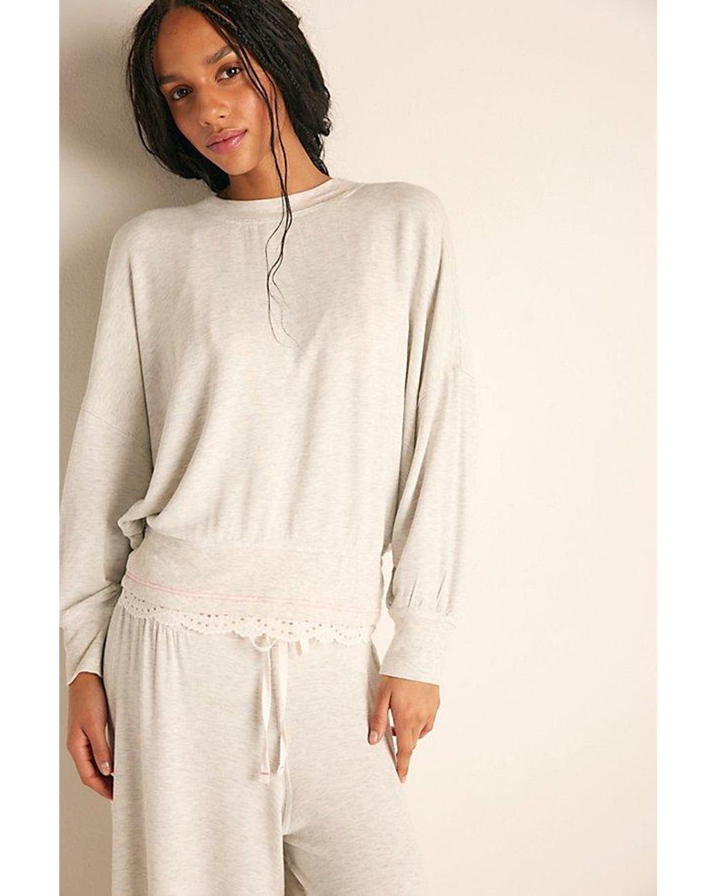 Intimately By Free People Natural Dream State Pullover By