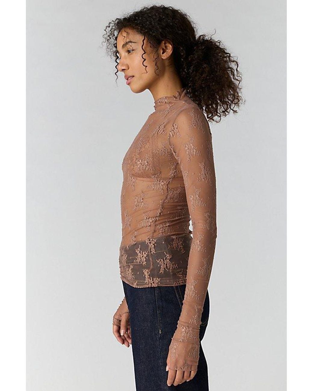 Intimately By Free People Blue Lady Lux Layering Top By