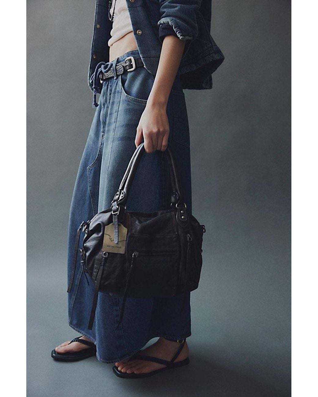 Free People Blue Baby Emerson Tote Bag