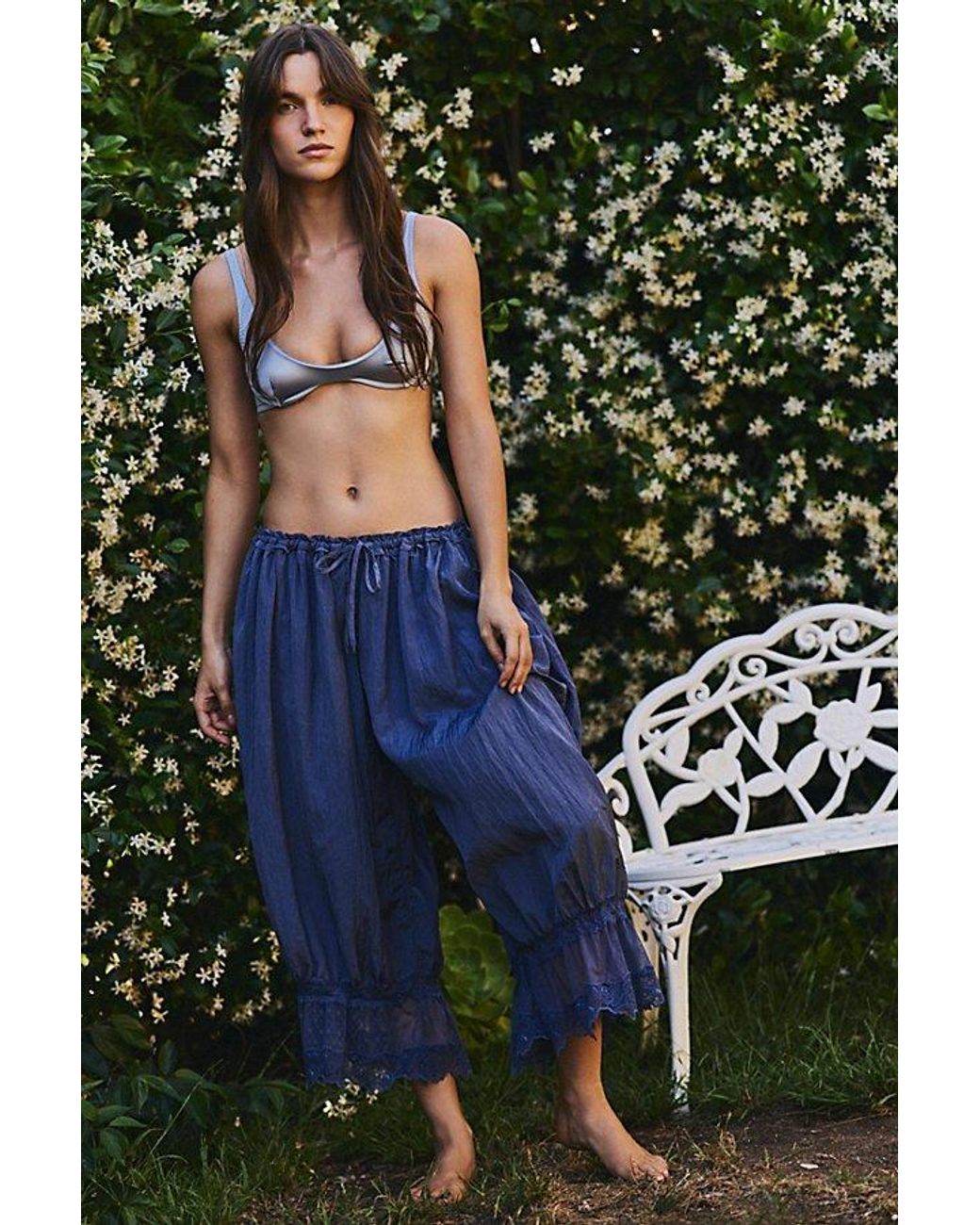 Intimately By Free People Black Forever Young Bloomer Pants By