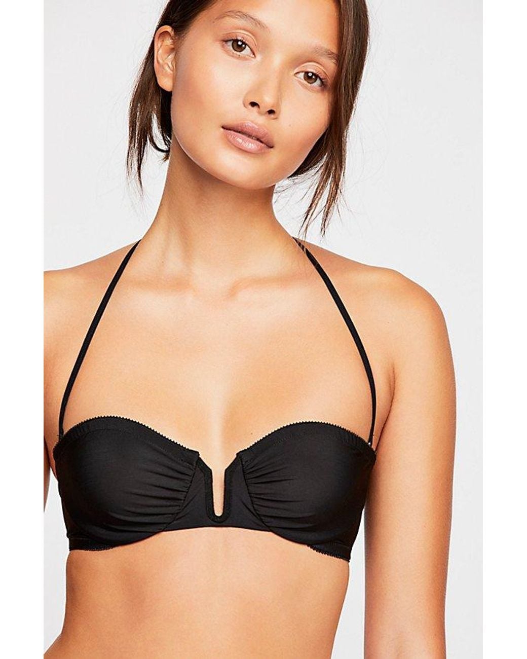 Only Hearts Black Second Skins Convertible Strapless Bra