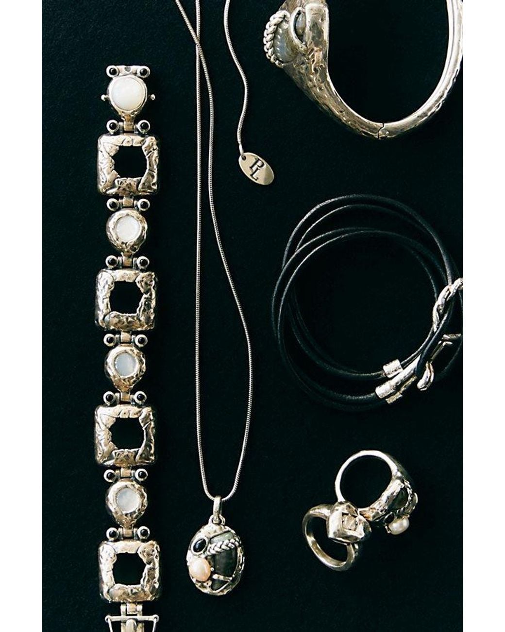 Pamela Love Black X Free People Fortuna Bracelet