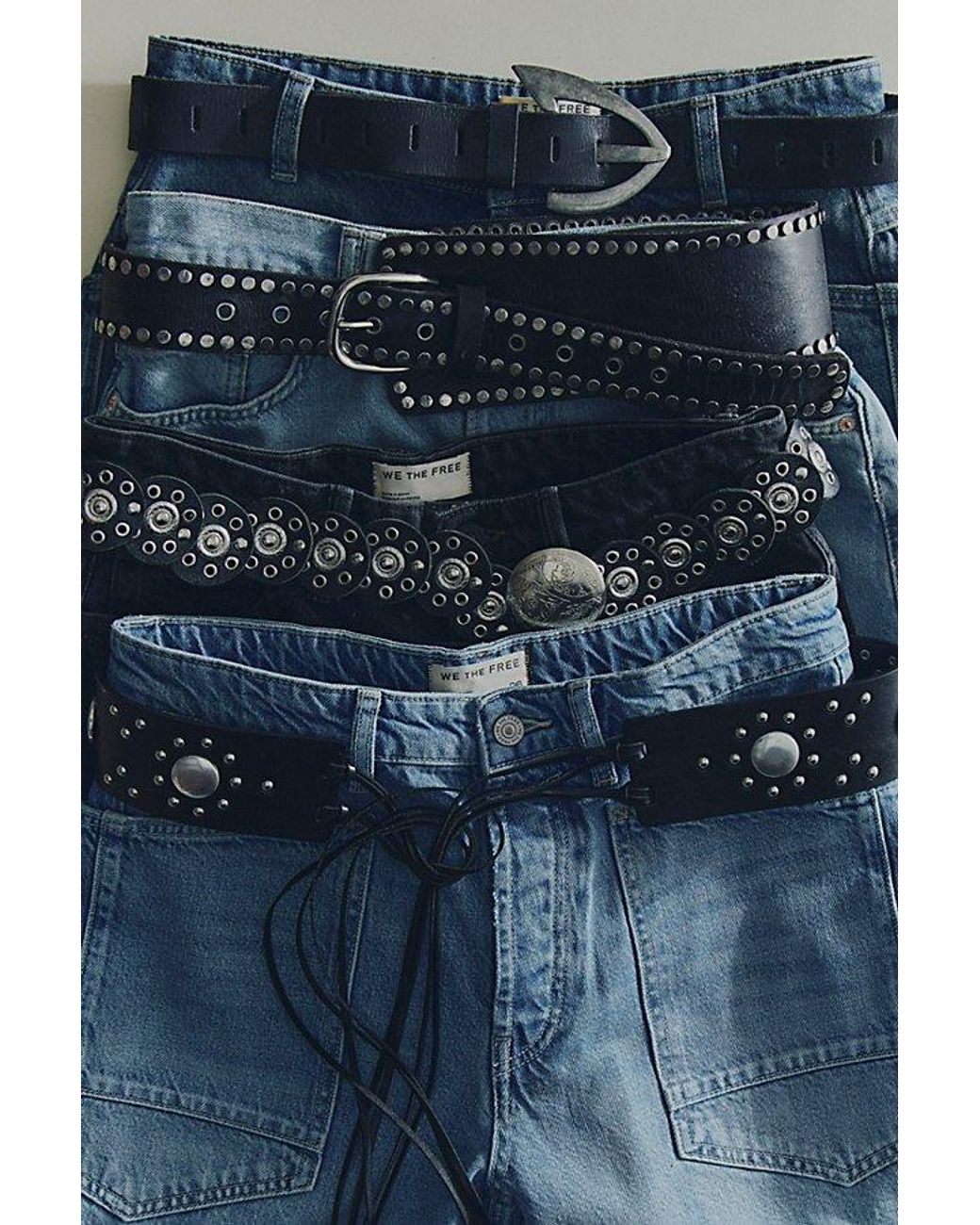 Free People Red Leda Wrap Belt
