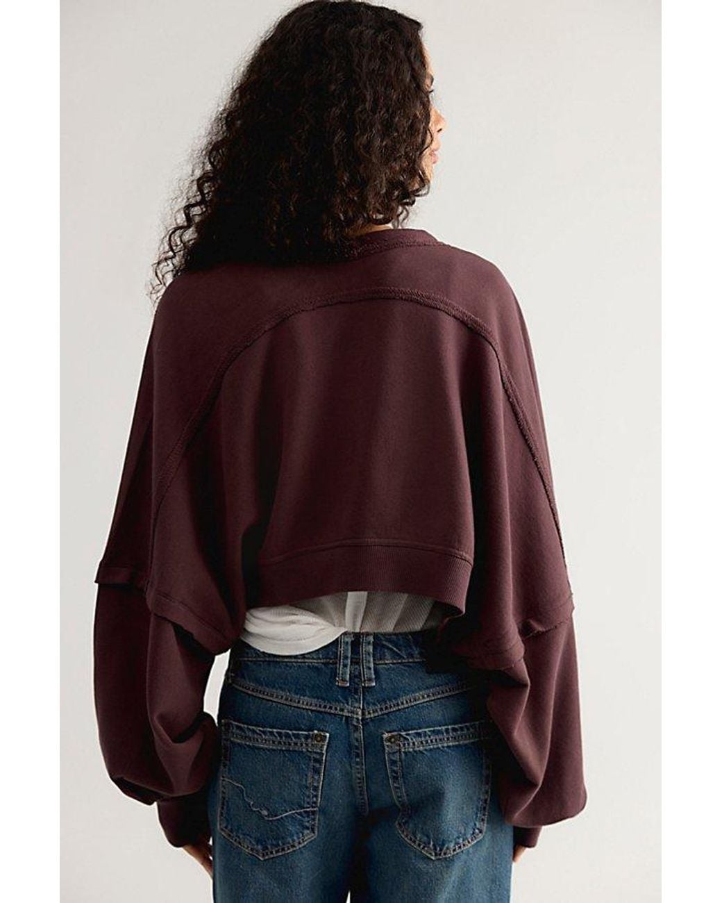 Free People Multicolor Shrug It Off Sweatshirt