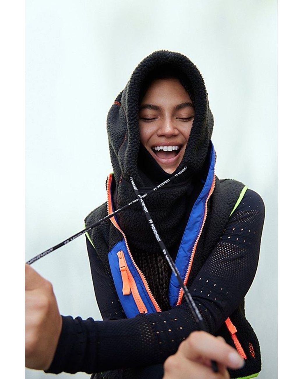 Free People Blue Hit The Slopes Balaclava At In Black